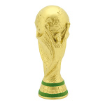 World cup  - Material: artificial resin - Color: gold -...