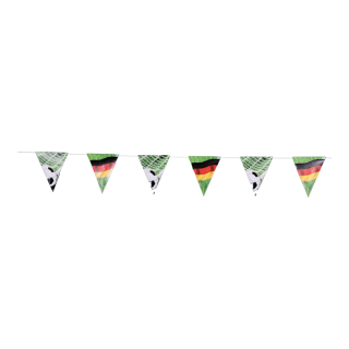 Pennant chain "Germany" printed on both sides - Material: Germany flag & football - Color: multicoloured - Size: 300cm