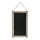 Panneau daffichage double face avec cadre en bois  Color: noir/nature Size: 60x37cm