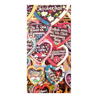 Banner "Gingerbread Heart" paper - Material:  - Color: multicoloured - Size: 180x90cm