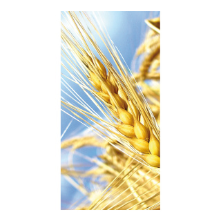Banner "Grain Spike" paper - Material:  - Color: beige/blue - Size: 180x90cm