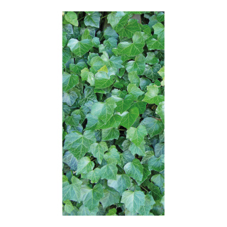Banner "Wall with ivy" fabric - Material:  - Color: green - Size: 180x90cm