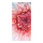 Motif imprimé "Dahlia" papier  Color: rose/blanc Size: 180x90cm