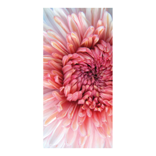 Motif imprimé "Dahlia" tissu  Color: rose/blanc Size: 180x90cm