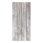 Motif imprimé "vieux mur en bois" papier  Color: gris Size: 180x90cm
