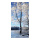 Banner "Tree in white frost" fabric - Material:  - Color: white/grey - Size: 180x90cm