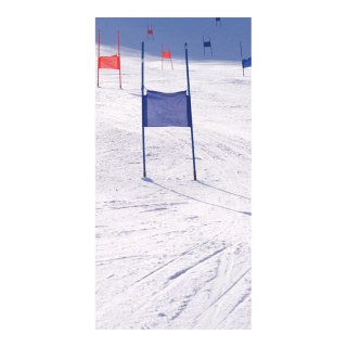 Banner "Slalom" paper - Material:  - Color: white/multicoloured - Size: 180x90cm