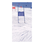Motivdruck Slalom, Papier, Größe: 180x90cm Farbe:...