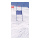 Motif imprimé "Slalom" papier  Color: blanc/coloré Size: 180x90cm