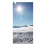 Motivdruck "Winterliebe" aus Stoff   Info:...