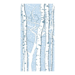  Motivdruck Birken im Schnee aus Papier