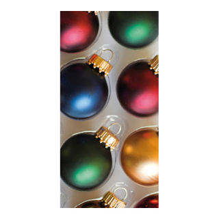 Banner "Baubles in box" paper - Material:  - Color: multicoloured - Size: 180x90cm