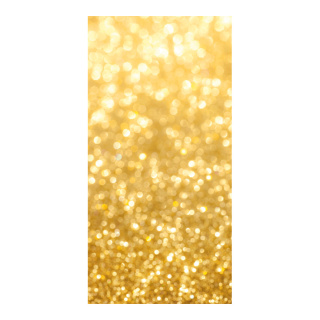 Banner "Gold Glitter" fabric - Material:  - Color: gold - Size: 180x90cm