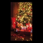 Motivdruck "Weihnachtsbaum" aus Stoff   Info:...