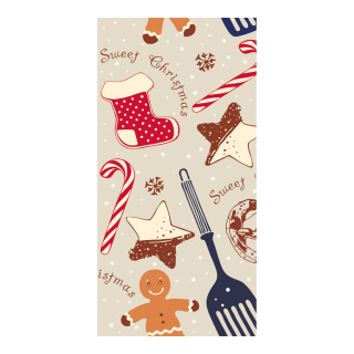 Banner "Sweet Christmas" paper - Material:  - Color: multicoloured - Size: 180x90cm