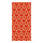 Motif imprimé "Ornament" papier  Color: rouge/or Size: 180x90cm
