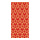 Motif imprimé "Ornament" tissu  Color: rouge/or Size: 180x90cm