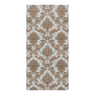 Motif imprimé "Papier peint baroque" tissu  Color: blanc/brun Size: 180x90cm