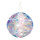 Boule en nid dabeilles  pliable avec suspension holographique Color: transparent Size: Ø 40cm