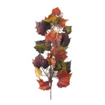 Weinlaubzweig dekoriert Größe:85cm Farbe: braun/natur
