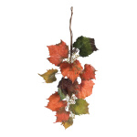 Weinlaubzweig dekoriert Größe:107cm Farbe: braun/natur