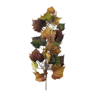 Weinlaubzweig dekoriert     Groesse:85cm    Farbe:grün/natur