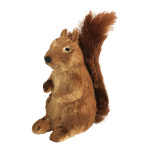 Eichhörnchen Styrofoam, Stroh Größe:33x14cm,  Farbe: braun