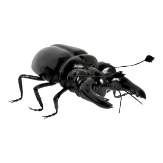 Stag beetle made of styrofoam - Material:  - Color: black/brown - Size: 25x12x8cm