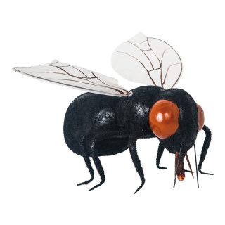 Fliege aus Styropor     Groesse:15x10x8cm    Farbe:rot/schwarz