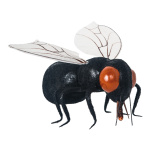 Fliege, aus Styropor, Größe: 15x10x8cm Farbe: rot/schwarz