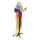 Horror clown with stand moveable with light effects - Material:  - Color: multicoloured - Size: 170cm