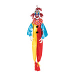 Horror clown with hanger with light and sound effects -...