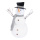 Snowman with scarf & hat - Material:  - Color: white/black - Size: 52cm