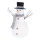 Snowman with scarf & hat - Material:  - Color: white/black - Size: 40cm