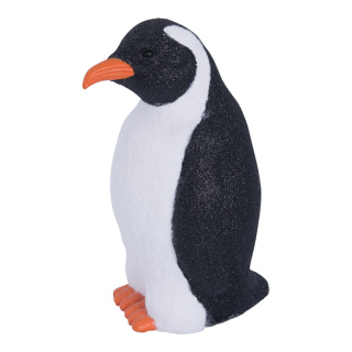 Pingouin avec flocage et glitter  Color: noir/blanc Size: 25x14x13cm