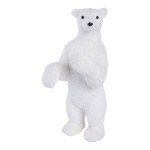 Ice bear standing styrofoam & wood fibre - Material:...