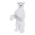 Ours polaire debout polystyrène et fibre de bois  Color: blanc Size: 57cm