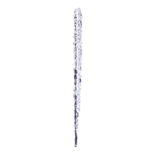Icicle with hanger - Material:  - Color: clear/silver - Size: 40x25cm