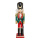 Nutcracker made of wood  - Material: with gun - Color: green/red - Size:  X 38cm