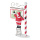 Schild »Merry Christmas« mit Weihnachtsmann auf Leiter, aus Metall     Groesse:92x52cm    Farbe:rot/weiß
