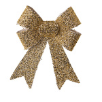 Bow with glitter front side covered with tinsel -...