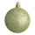 Christmas ball mint glitter 12 pcs./blister - Material:  - Color:  - Size: Ø 6cm
