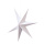 Étoile pliante 7 pointes en carton avec suspension  Color: blanc Size: Ø 40cm