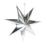 Folding star 7-pointed made of cardboard with hanger -...