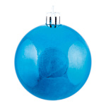 Boule de Noël bleu foncé brillant 12...