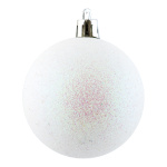 Weihnachtskugel, perlmutt glitter  Abmessung: Ø 6cm, 12...