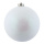 Boule de Noël nacre avec gitter en plastique  Color: nacre Size: Ø 14cm