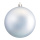 Boule de Noël argent mat 6 pièces / blister en plastique ignifugé en B1 Color: argent mat Size: Ø 8cm