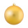 Weihnachtskugel      Groesse:Ø 14cm    Farbe:mattgold   Info: SCHWER ENTFLAMMBAR