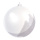 Boule de Noël blanc 12 pièces / blister en plastique ignifugé en B1 Color: blanc Size: Ø 6cm